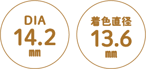 DIAと着色直径